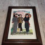 Fashion painting 1924 At Galeries Lafayette