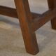 Table basse brutaliste en orme 1950’s