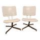 Pair of low armchairs
