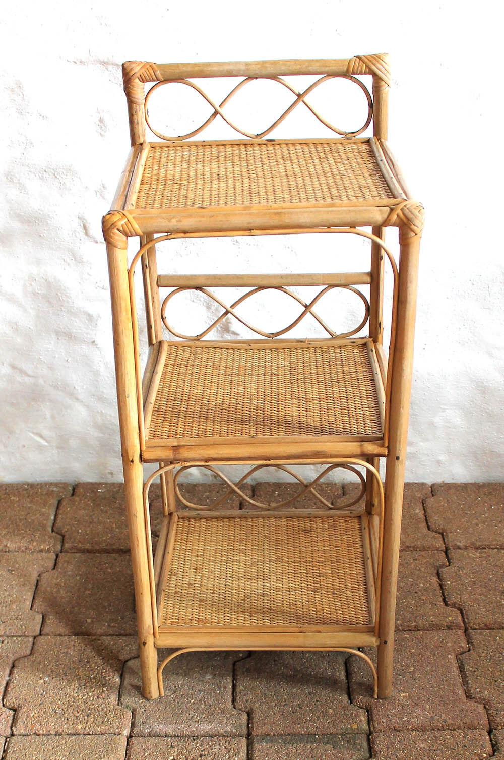 Rattan shelf
