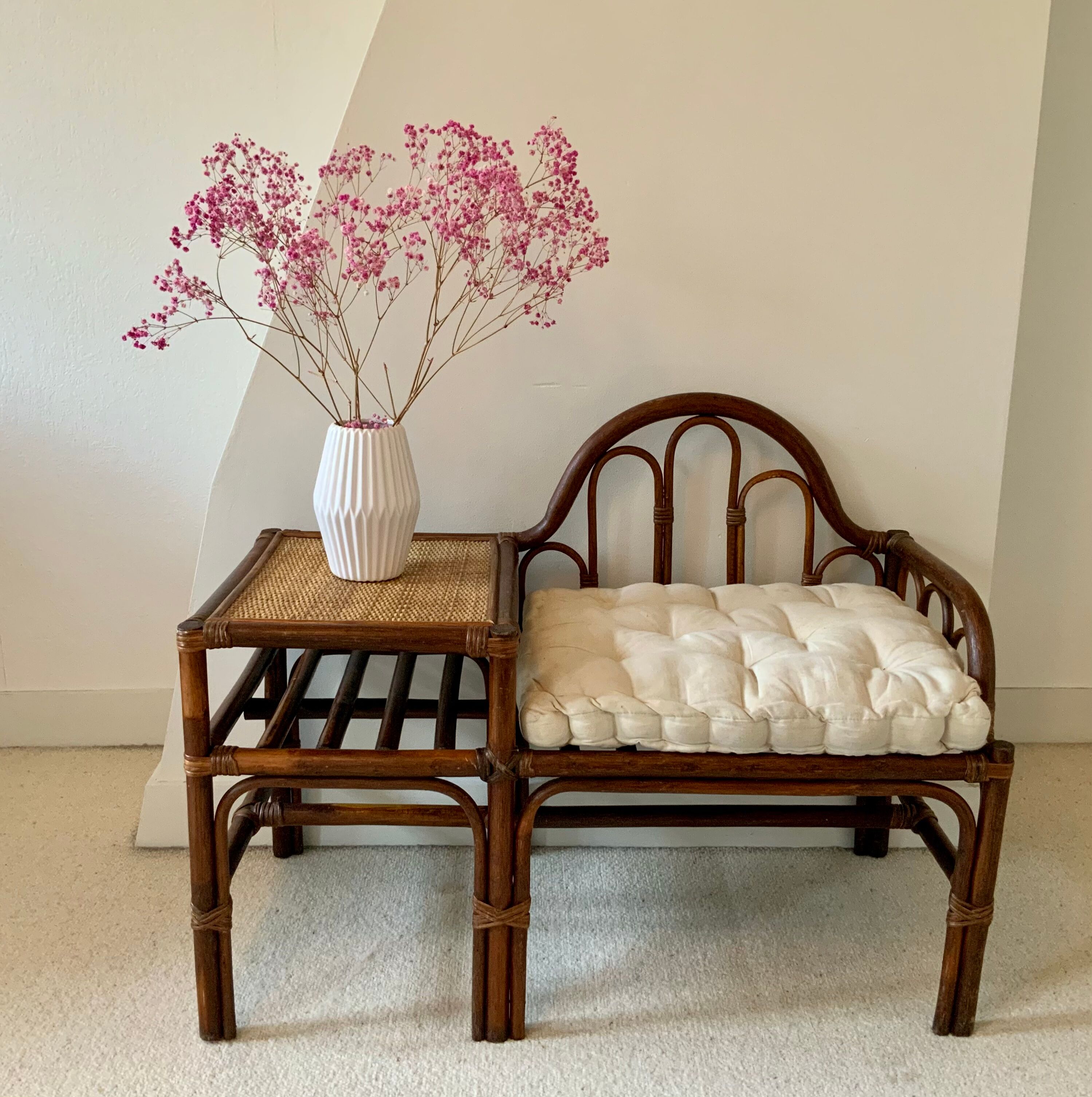 Rattan phone furniture
