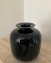 Vintage vase in black opaline 60s-70s