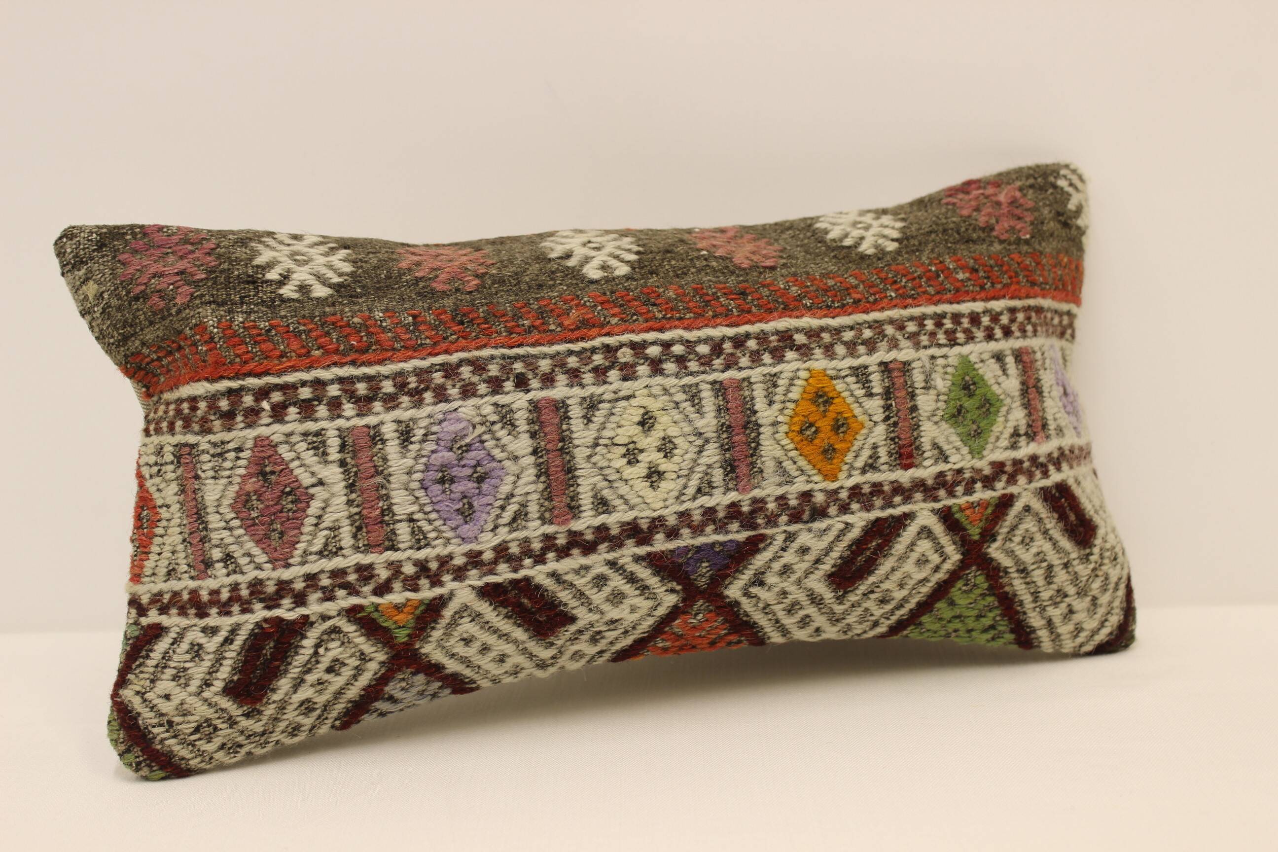 Turkish kilim cushion, 20x40 cm, YK-213