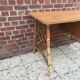 Vintage desk with 3 rattan drawers by Louis Sognot 1960
