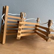 Vintage Scandinavian scissors wall light