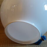 Globe 30cm en verre blanc ancien