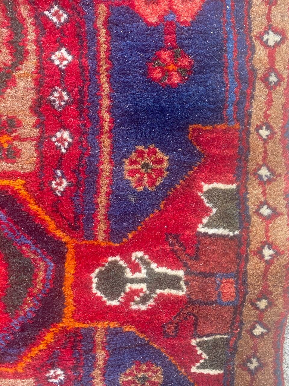 Persian carpet hamadan handmade 110x530