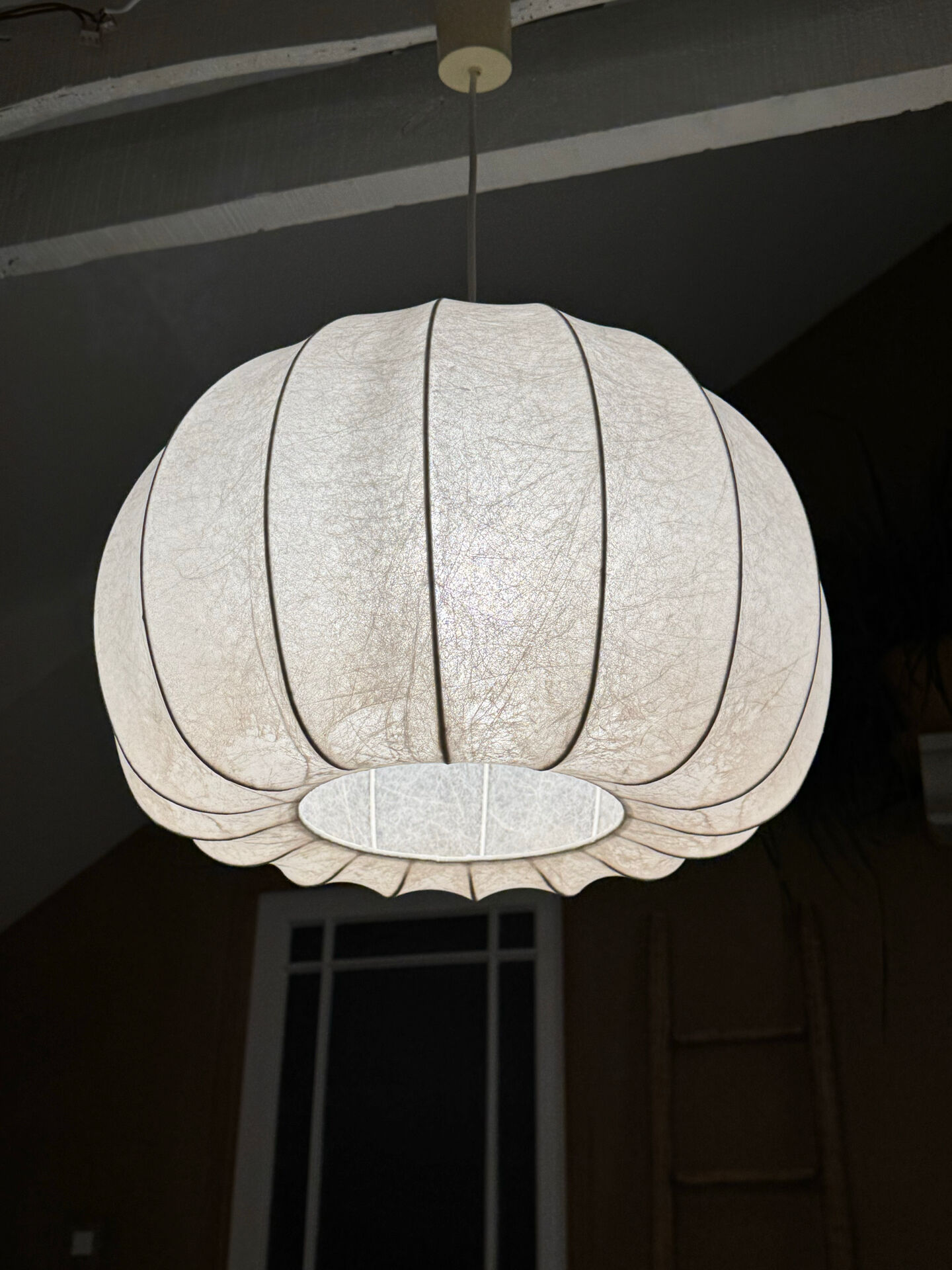 Large "Cocoon" pendant – Design by Goldkant Leuchten (1960s)