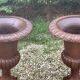 Médicis cast iron vases (the pair) Height 74 cm