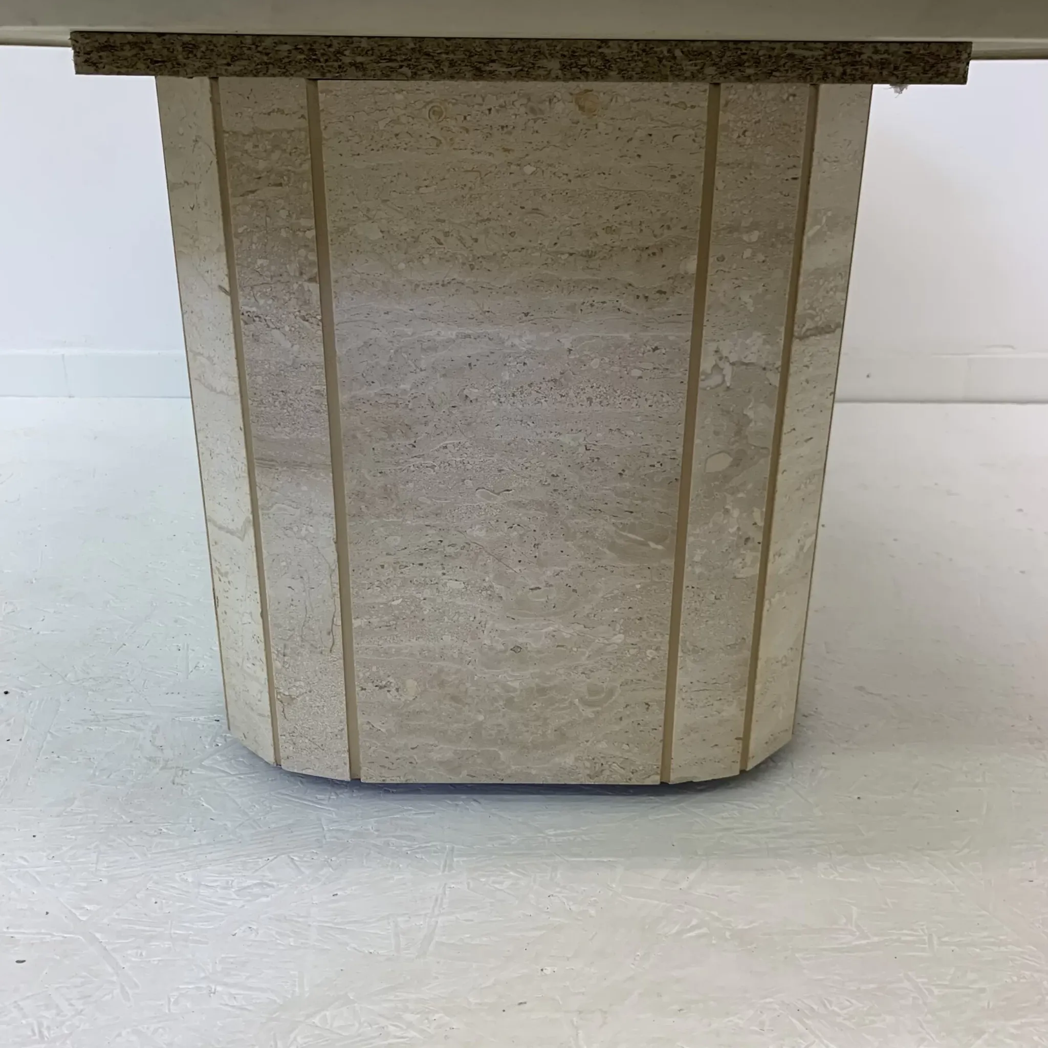 Mid-century design travertine coffee table, 1970s