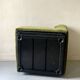 Olive green velvet armchair Slipper Chair Herman Miller USA 1970
