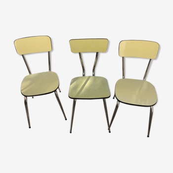 Yellow formica chairs