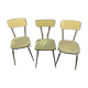 Chaises formica jaune
