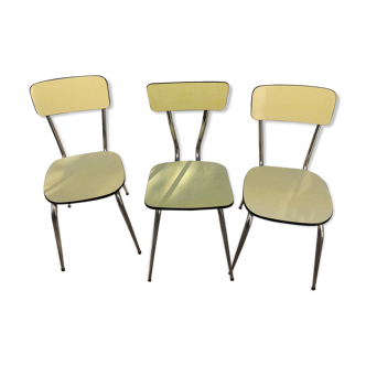 Yellow formica chairs