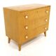 Scandinavian birch chest of drawers, Swedish modern, Sweden, 1940