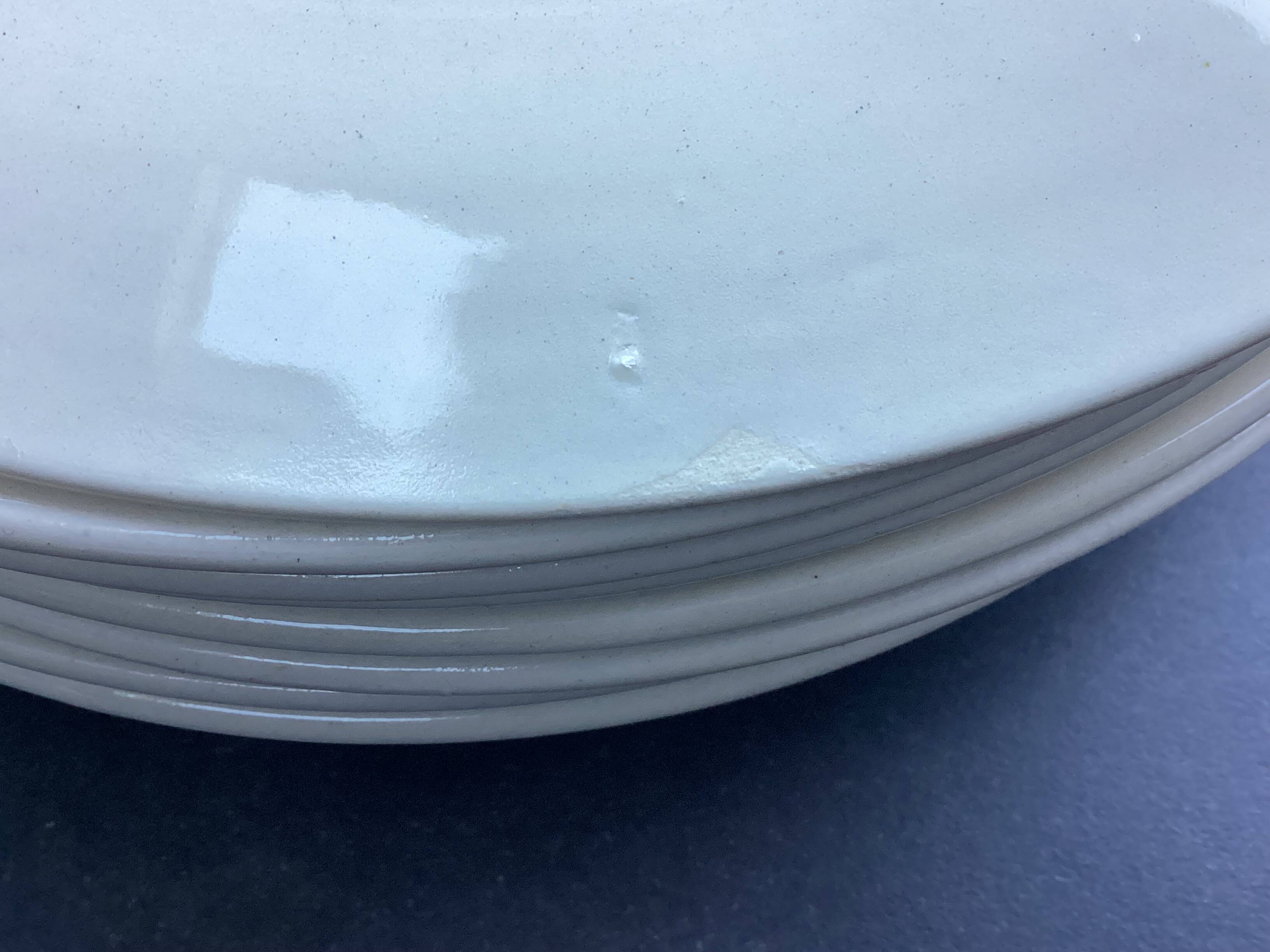 8 K & G Lunéville Sylvain pattern dinner plates