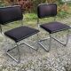 Pair of chairs Cesca B32 Marcel Breuer Italian reissues 90