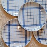 Set of 8 Moulins des Loups flat plates