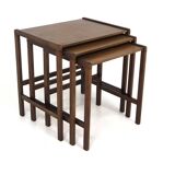 Swedish teak nesting tables, 1960