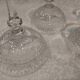 4 Baccarat crystal champagne glasses, Nancy model, foot size 14cl