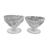 2 Champagne Cups In Baccarat Crystal Model Talleyrand