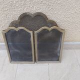 Brass fireplace screen