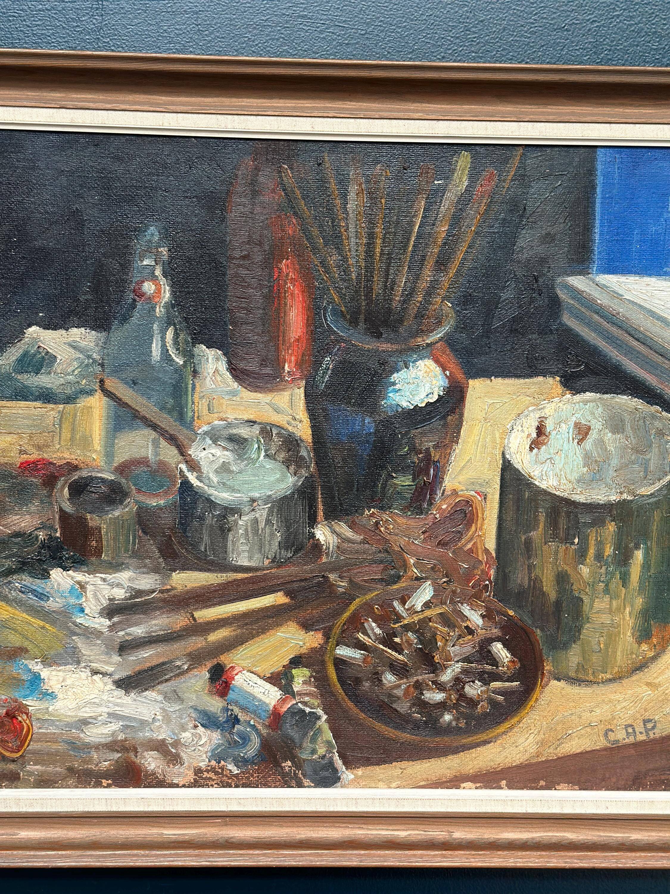 Original Swedish Oil on Canvas – “Stilleben” by C.A.P – Dated 1936 –Vintage