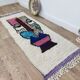 Tapis berbère marocain artisanal  172 x 65 cm