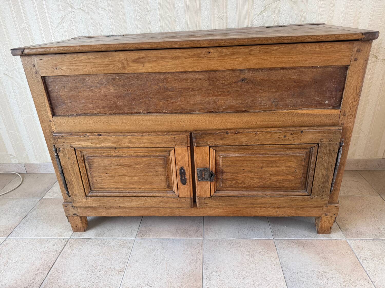19th century solid wood box