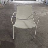 Vintage garden metal armchair