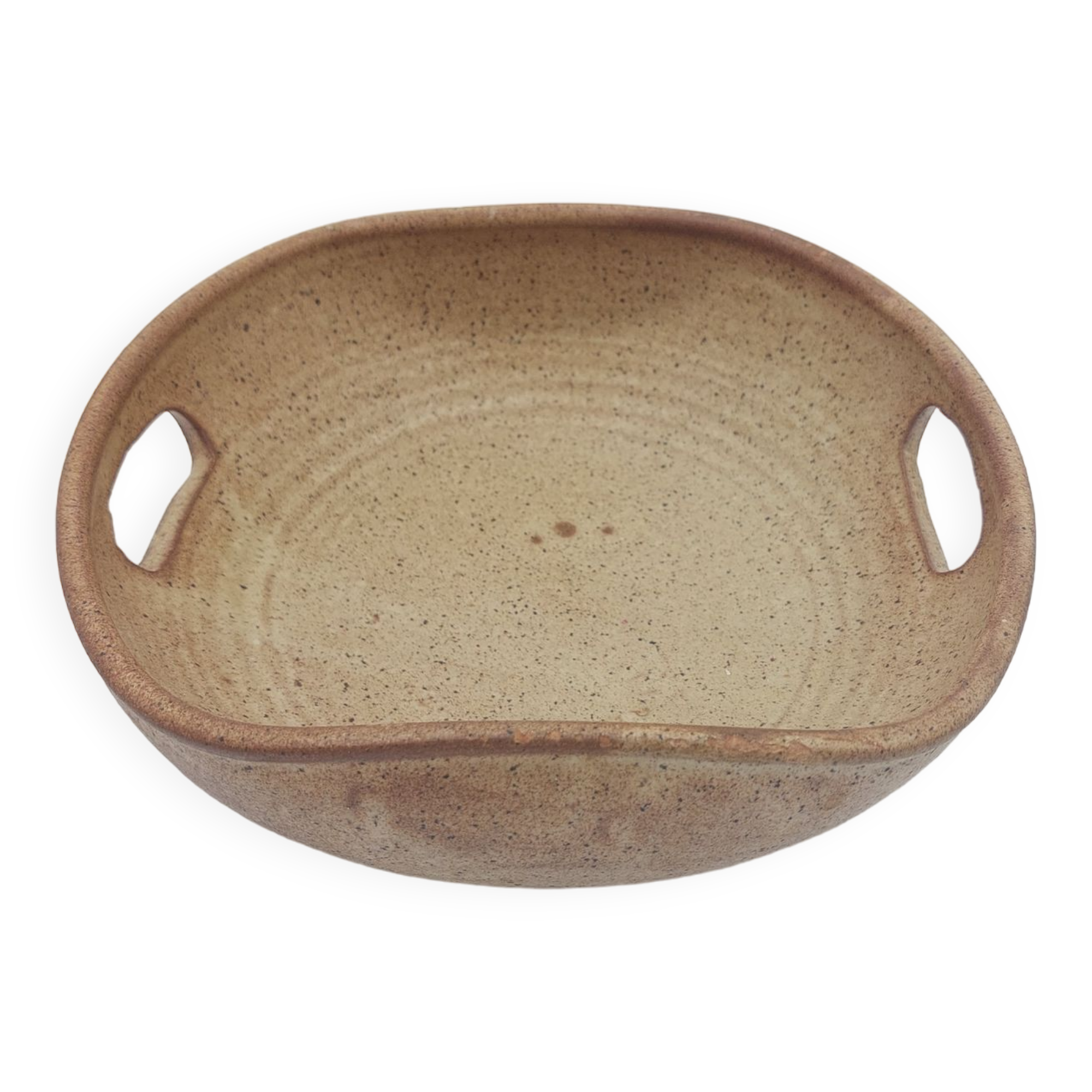Plat grès vallauris vintage