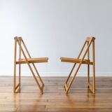 Two folding chairs circa 1970