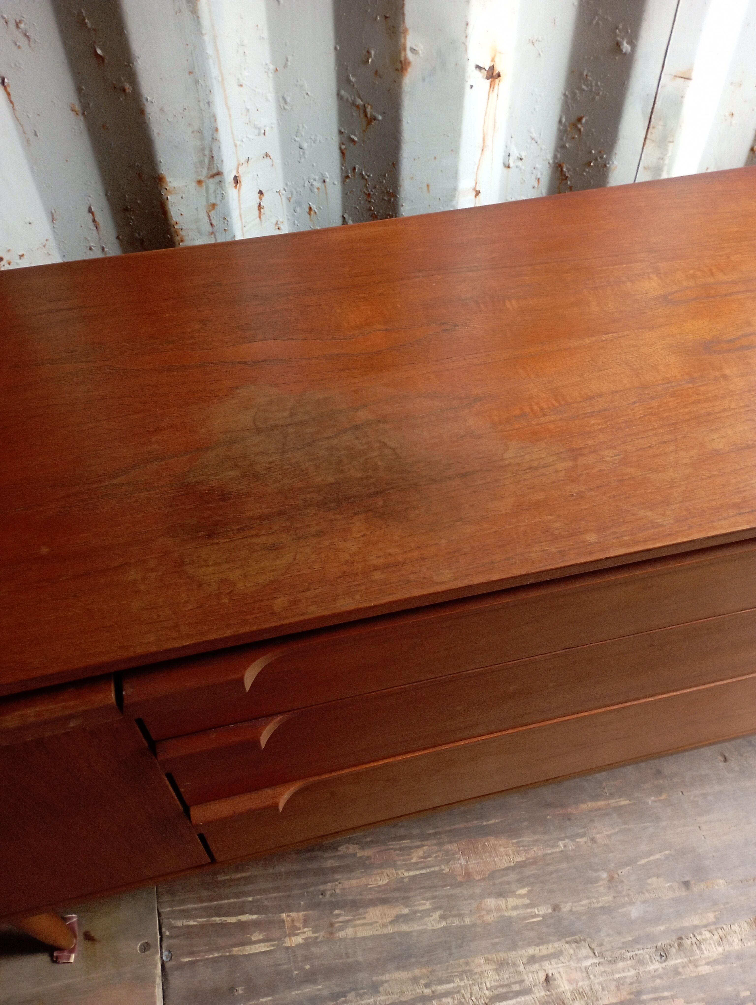 Vintage teak row Austinsuite, 1960