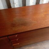 Vintage teak row Austinsuite, 1960