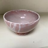 Bol en grès vernissé rose
