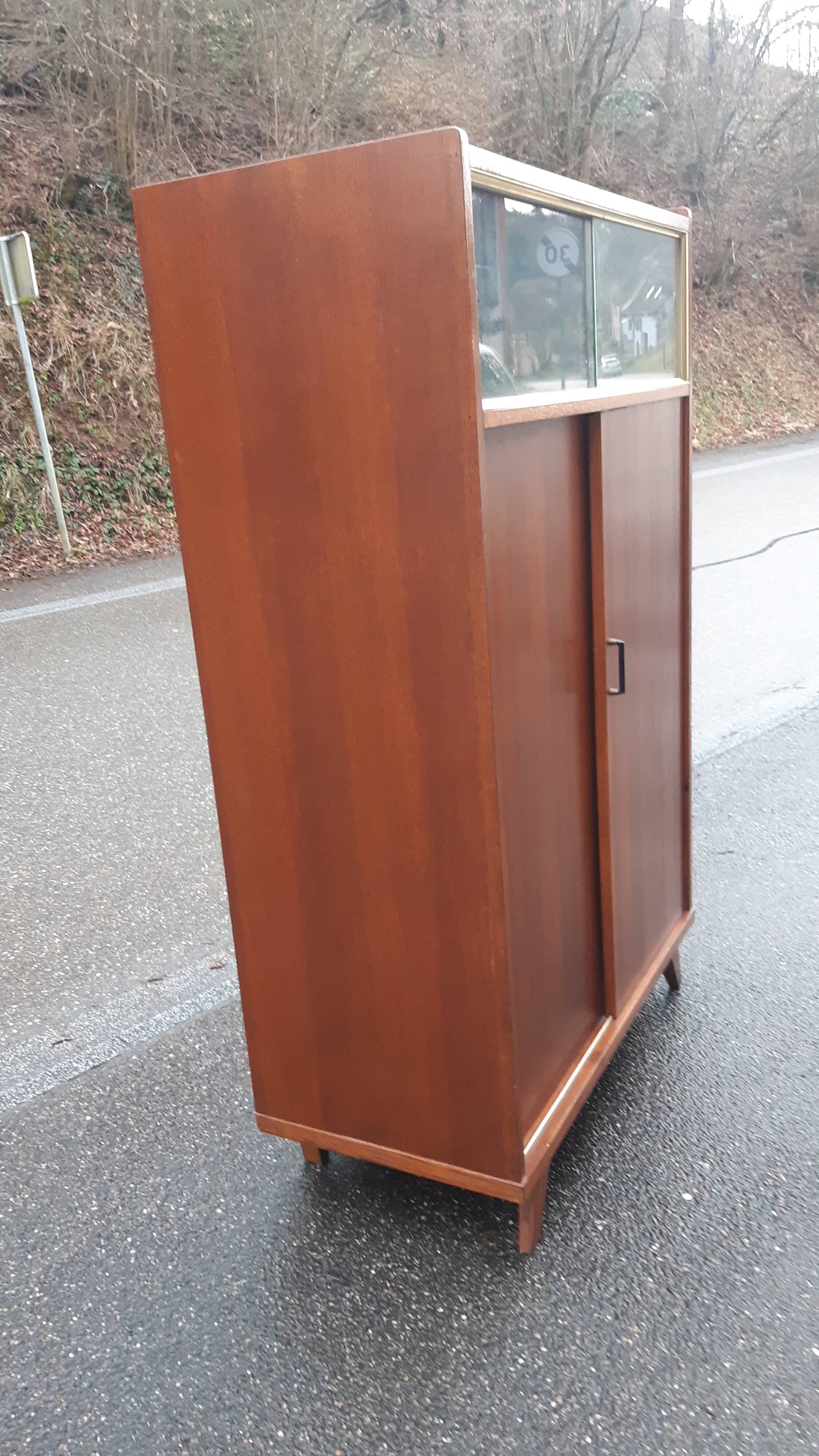 Vintage wardrobe with compass feet