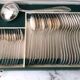 Cutlery set 37 place settings Goldsmith ATD silver metal