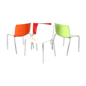 Set de quatre chaises