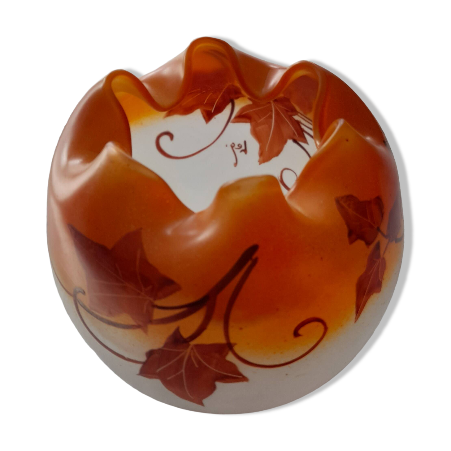 Vase boule Legras