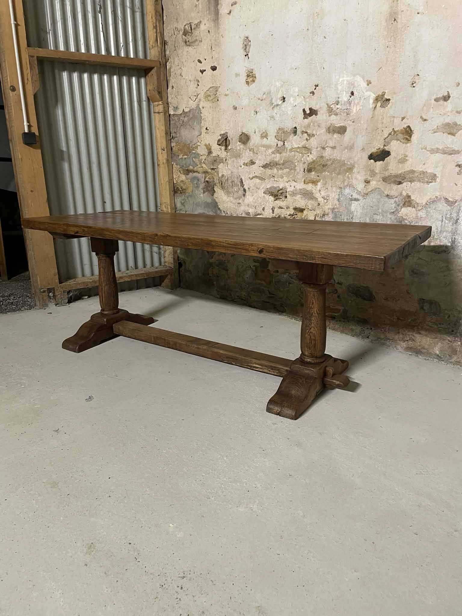 Monastery table in solid oak