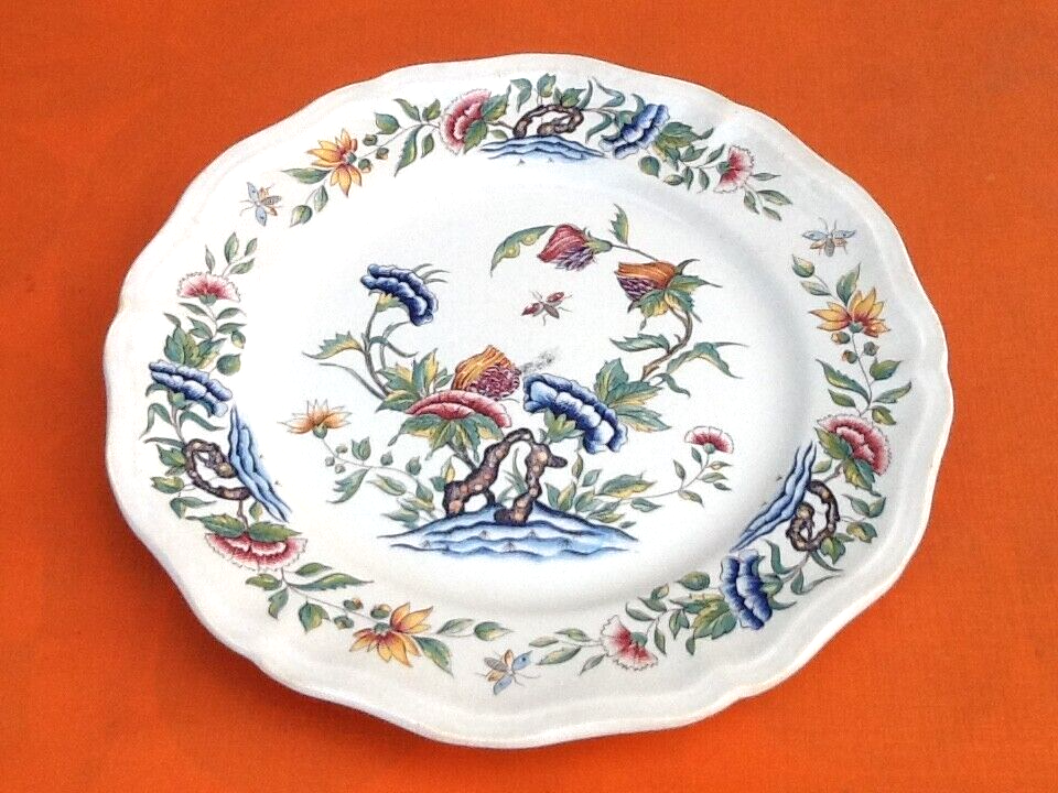 Polychrome plate Sarreguemines Rouen model