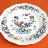 Polychrome plate Sarreguemines Rouen model