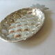 Empty pocket form silver metal pineapple, Silea, 70 years