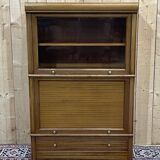 Mahogany and oak office display cabinet from the MD brand, manufactured in the 1960s - removable