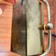 Antique brass notary lamp