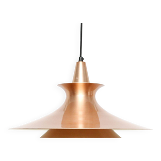 Copper hanging lamp, Denmark 60's