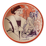 6 assiettes vintage