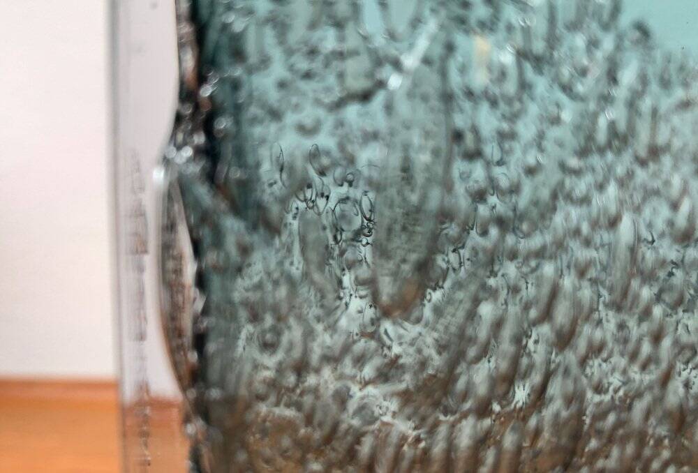 Mid-Century Vase in German Glass Block, 1960s