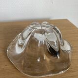 Val Saint Lambert crystal ashtray empty pocket