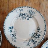 Set of 6 Terre de Fer plates, Acacia model